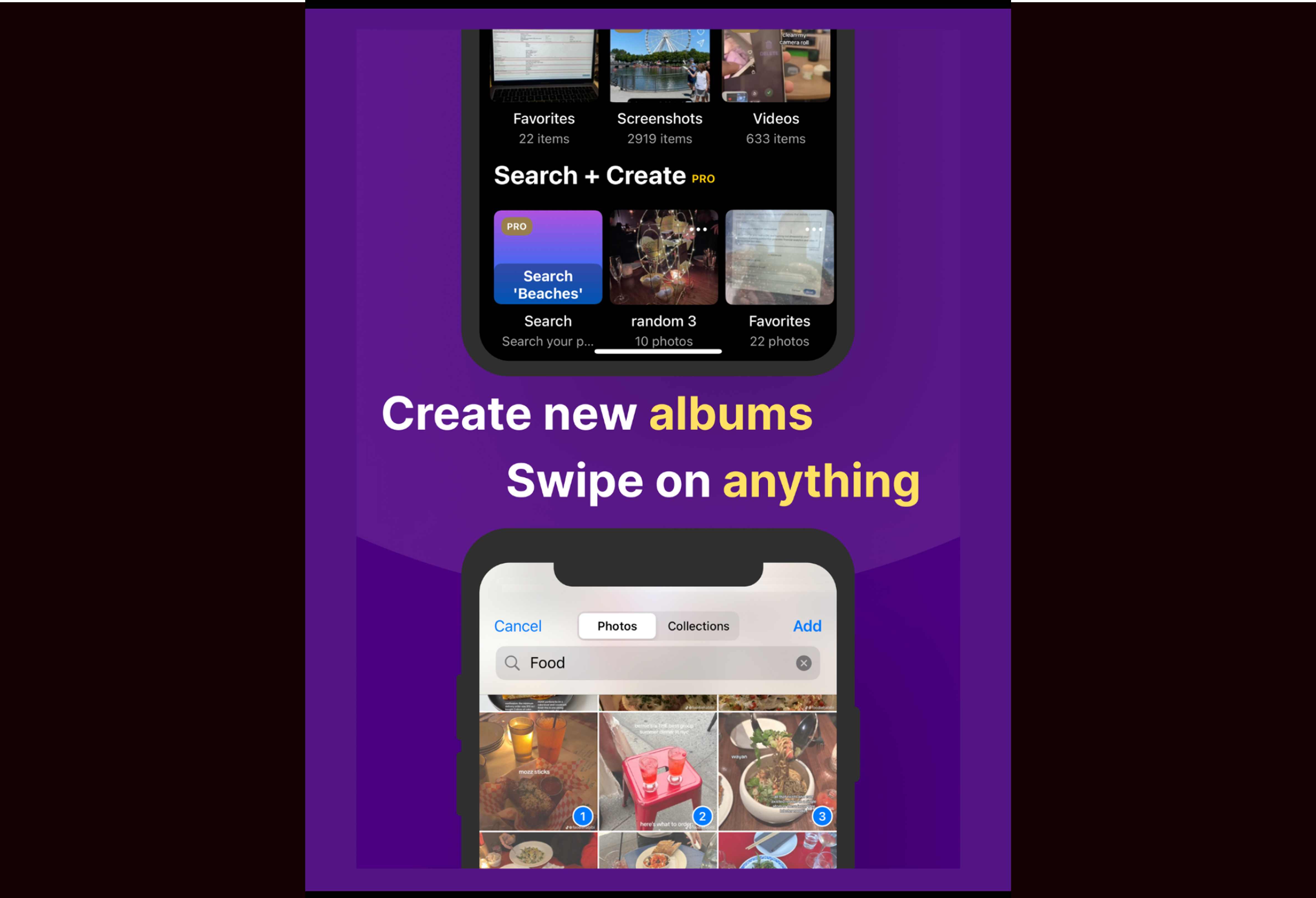 Create Albums Demo